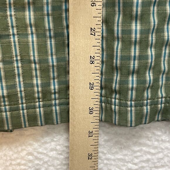 511 Tactical Shirt Mens XL Green Plaid Button Down Cadet Covert Concealed Carry - Picture 9 of 10